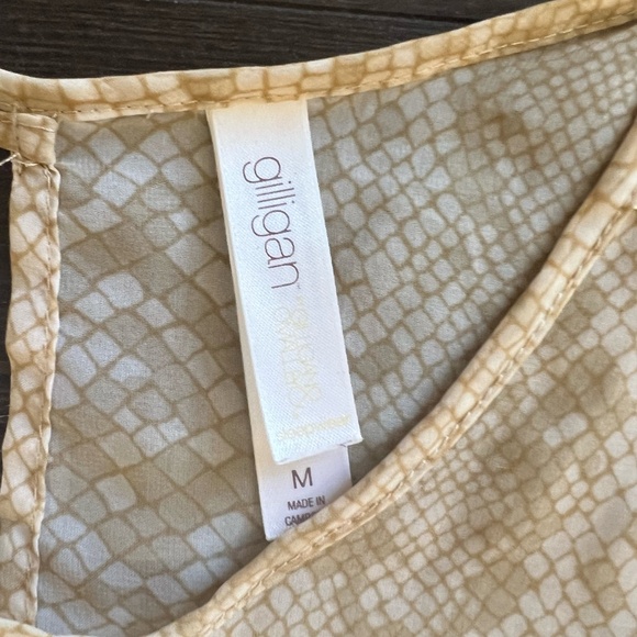 Pajama Sheer Romper  Cream And Tan Neutral Colors - Picture 4 of 5